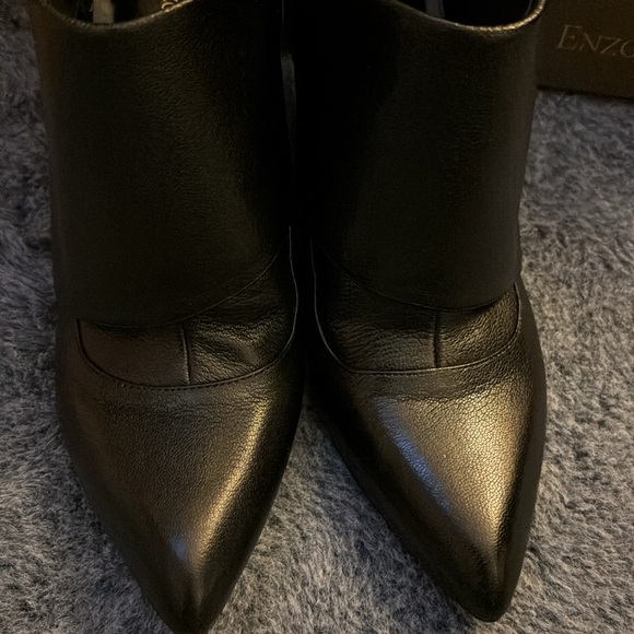 Enzo Angiolini Leather Ankle Booties Size 8 - Picture 14 of 14